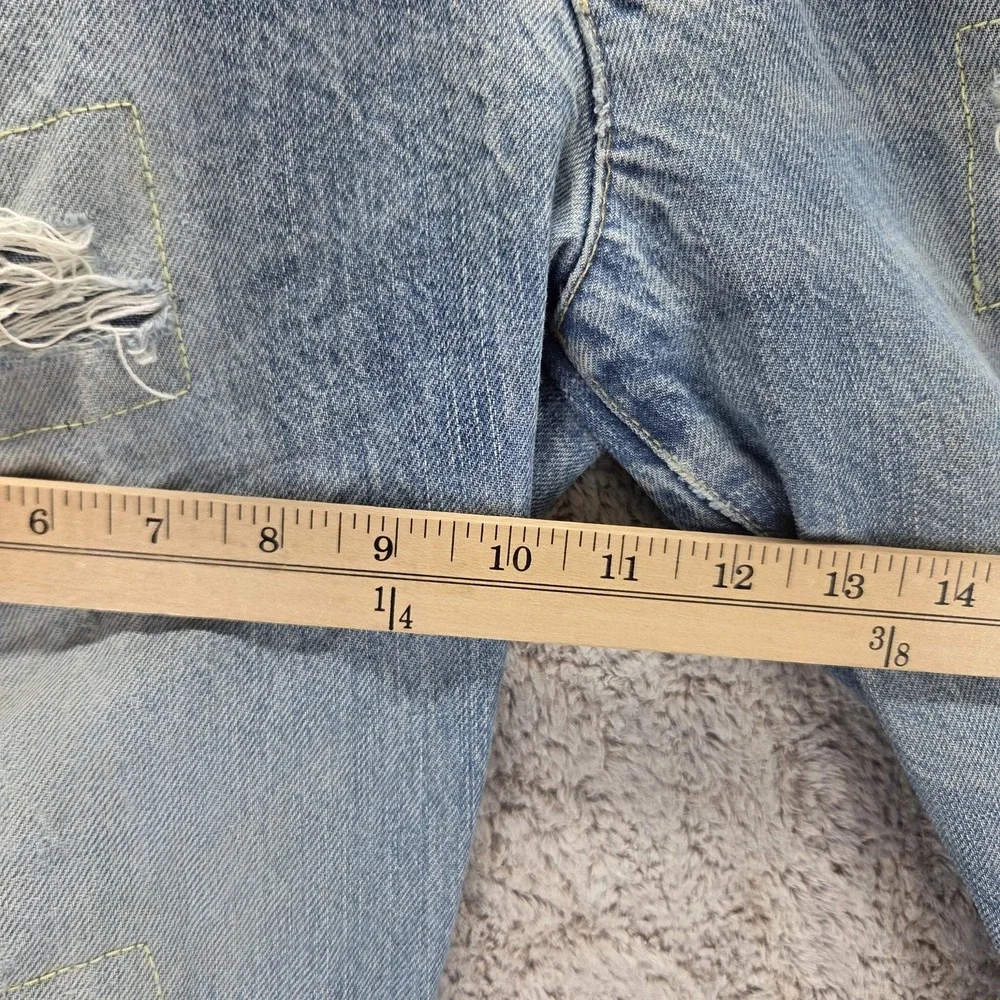 VTG Levis Engineered Jeans Men Thrashed Destroyed Twisted Buckle Back Fits 31x30